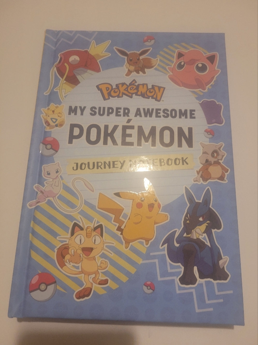 Pokemon "My Super Awesome Pokemon" Journey Notebook - Blue with Pikachu